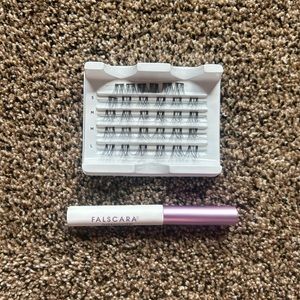 Falscara lashes and overnight solution